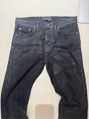 Purple Slim Straight Black Men’s Jeans